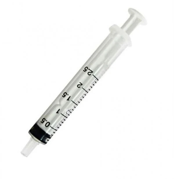 מזרק סטרילי 2.5 מ"ל